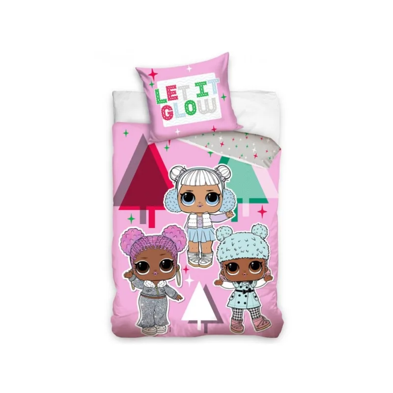 Detské obliečky L.O.L. Surprise Zimné radovánky ,140x200/70x90 cm