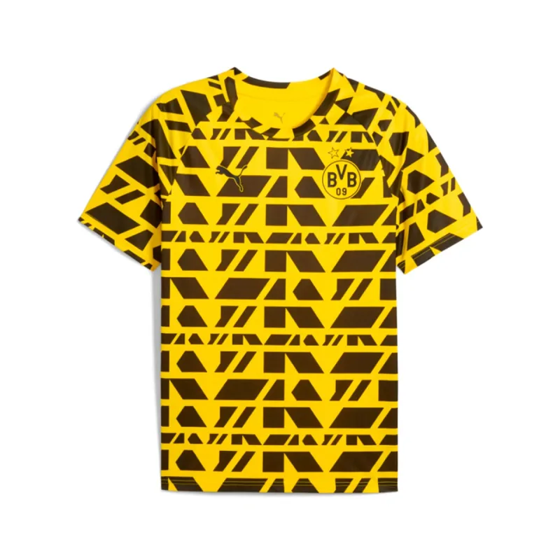Puma Borussia Dortmund BVB 09 predzápasový dres žltý pánsky 2025-2026