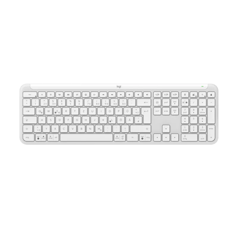 Logitech® K950 SIGNATURE SLIM WIRELESS KEYBOARD - OFF WHITE-US INT"L…