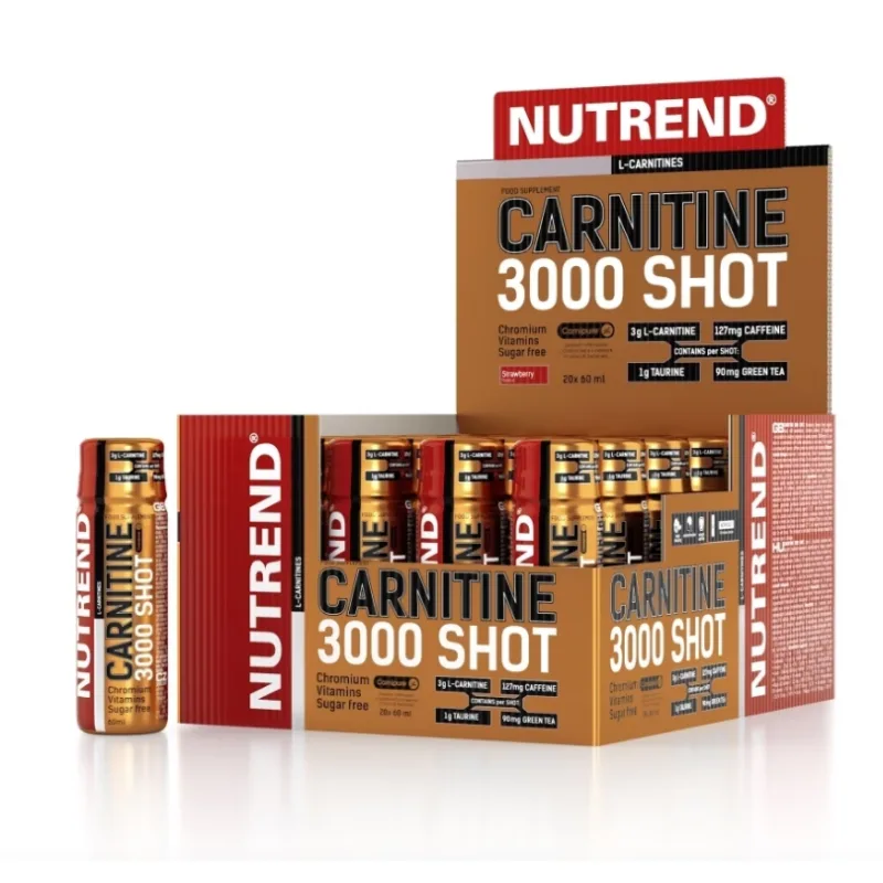CARNITINE 3000 SHOT 60 ml - Nutrend Príchuť: Ananás