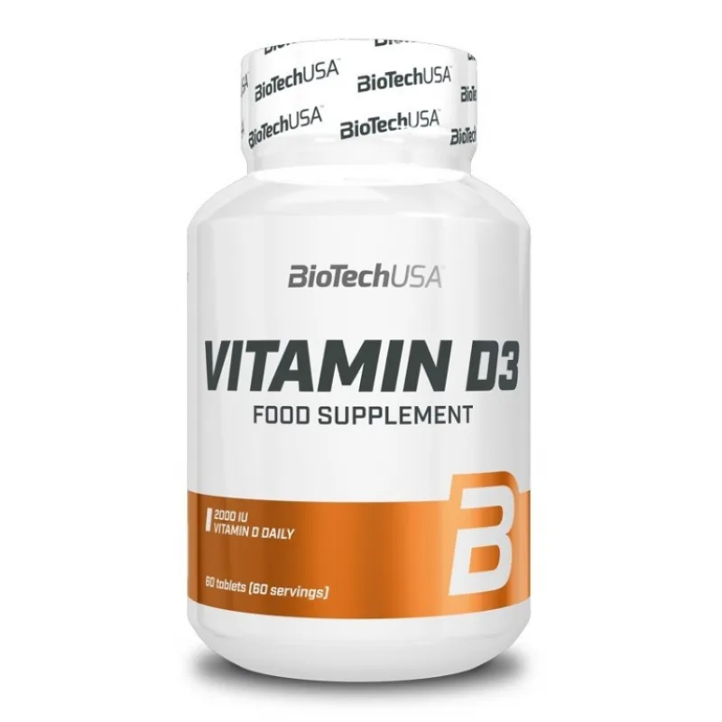 Vitamin D3 - 60 tabliet - BioTech USA