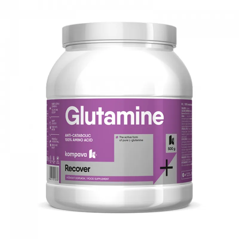 Glutamín 500 g - Kompava Príchuť: Naturálna - neochutené