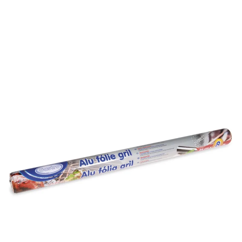 Alu fólie na grilování 44 cm x 8 m, 16 µm [1 ks] (69105 - 5A)
