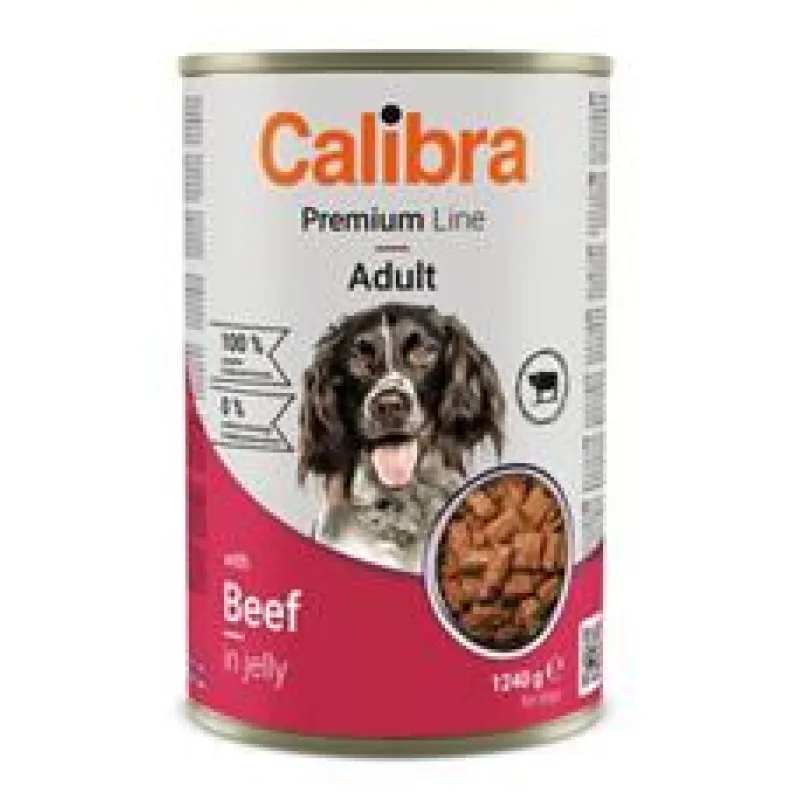 Calibra Dog Premium konz. with Beef 1240 g