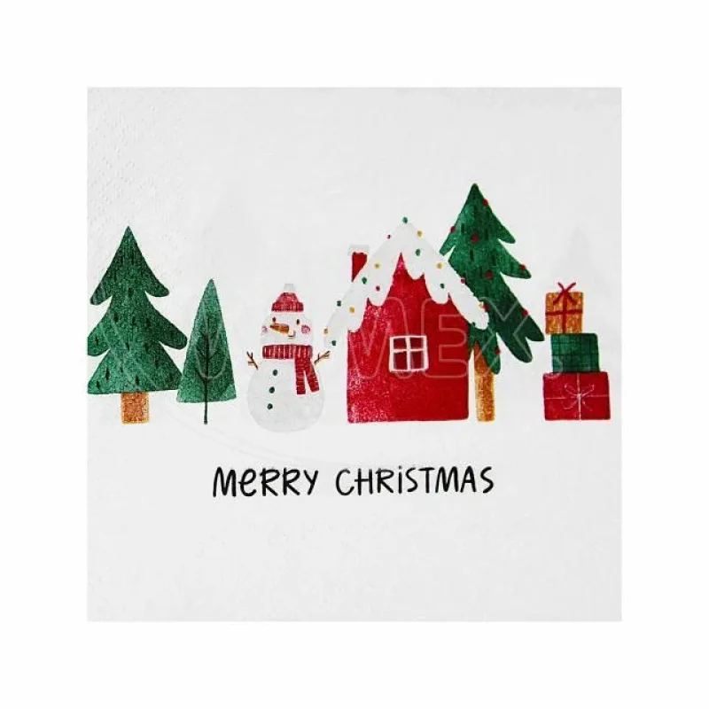 Ubrousky 3-vrstvé 33 x 33 cm VÁNOCE [20 ks] (84235 - CH3A)