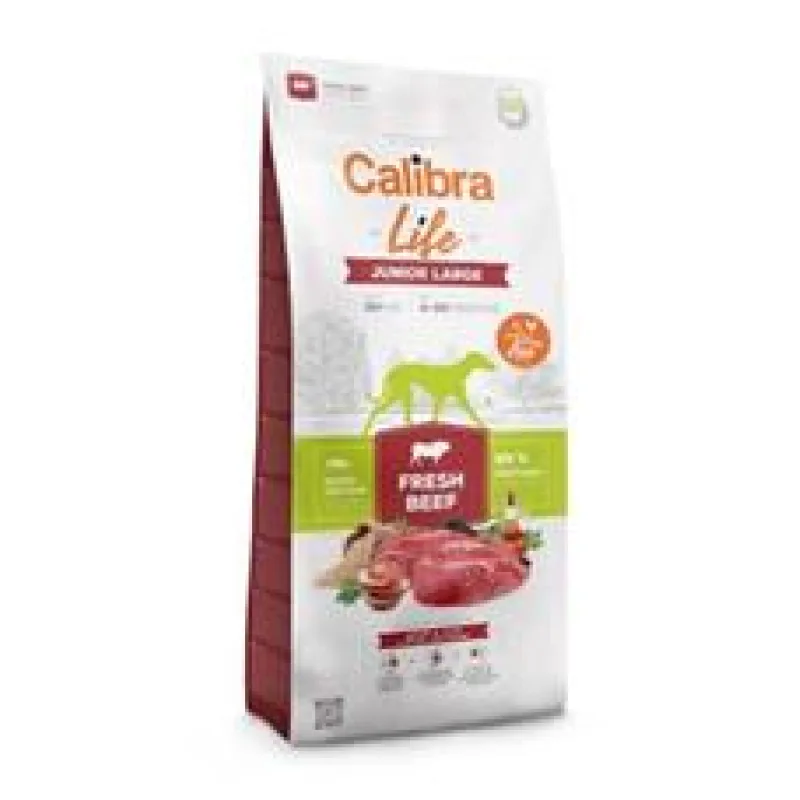 Calibra Dog Life Junior Large Fresh Beef 2x12kg