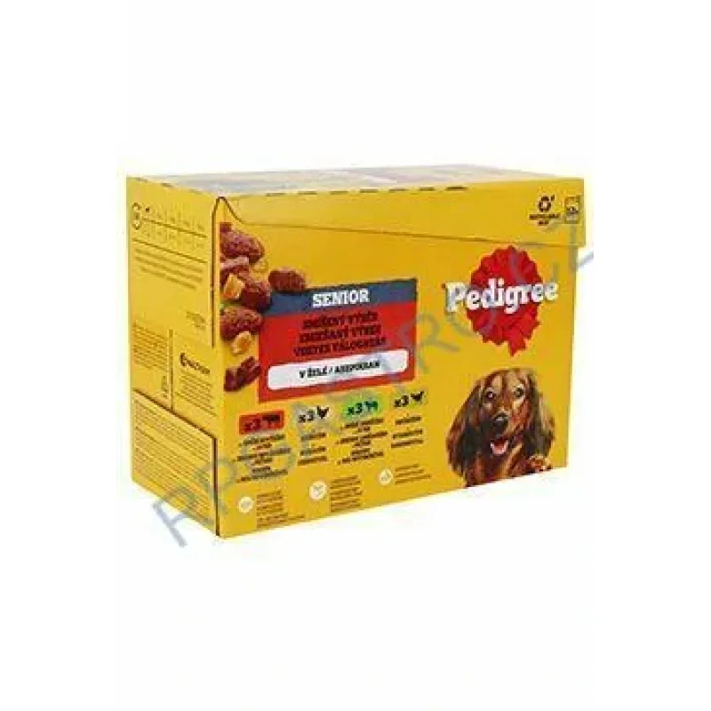 Pedigree kapsa Senior mas.výběr v želé 12x100g