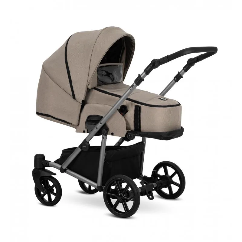 Kočík Kunert Roy grey frame 3v1 - mocca