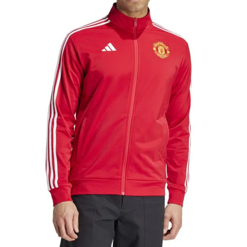 Adidas Manchester United mikina / bunda červená pánska