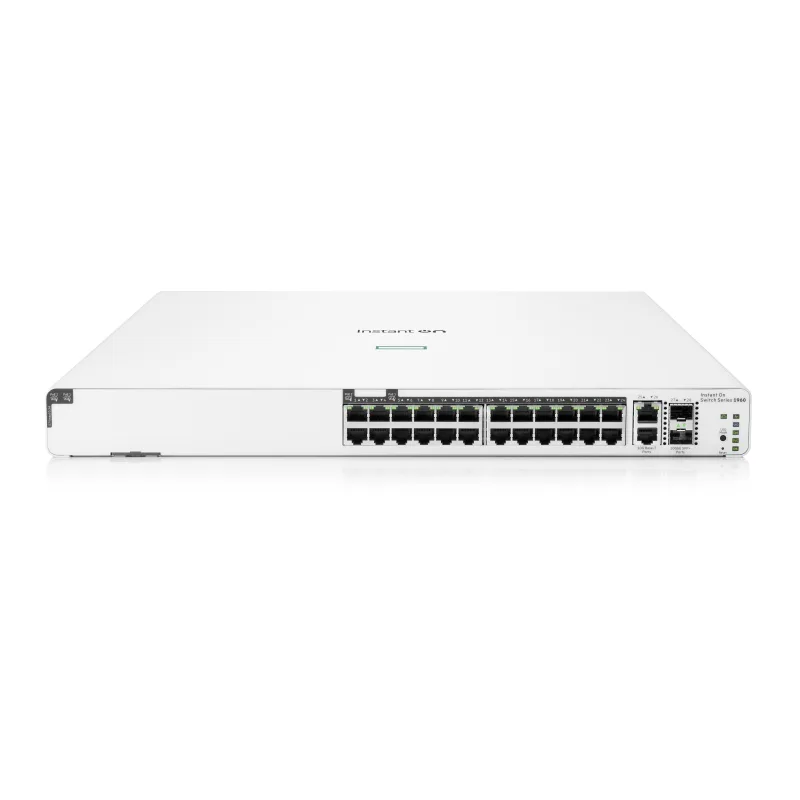 HPE Networking Instant On Switch 20p Gigabit CL4 4p Gigabit CL6 PoE 2p…