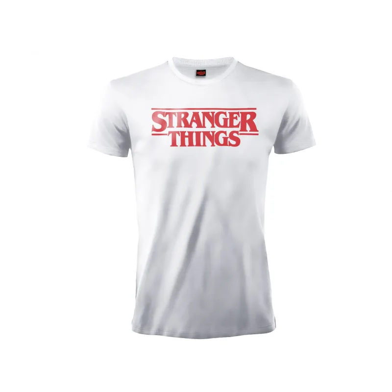 Stranger Things tričko biele pánske