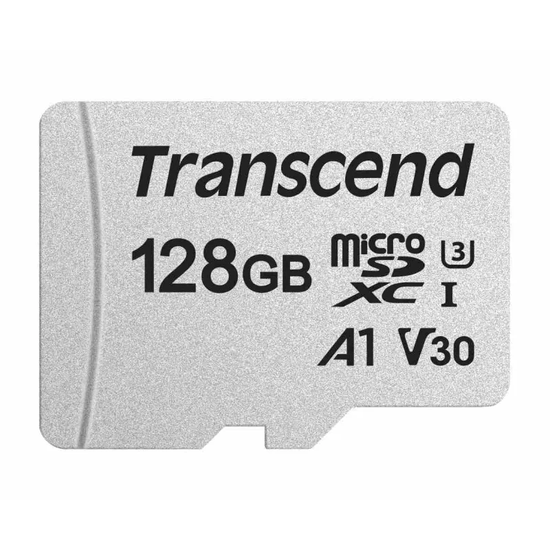 Karta TRANSCEND MicroSDXC 128GB 300S, UHS-I U3 V30 + adaptér…
