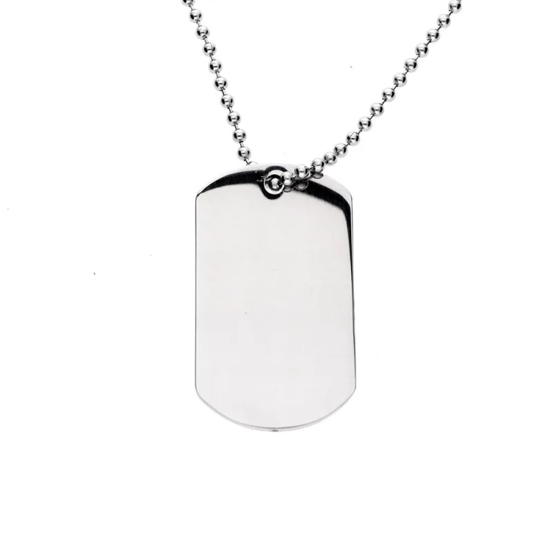 MPM Ocelový přívěsek (destička) z chirurgické oceli Pendant 8128, Silver