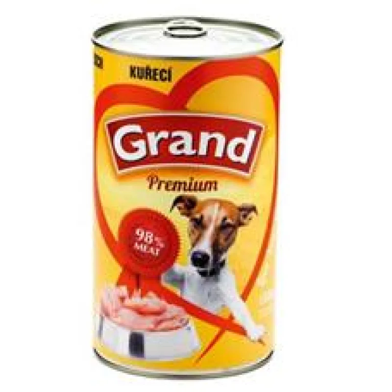 GRAND konz. pes kuřecí 1,3 kg