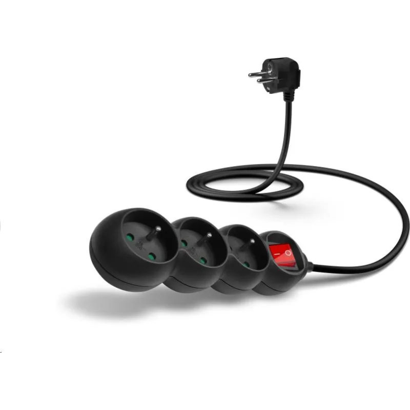Predlžovací kábel CONNECT IT 230 V, 3 zásuvky, 1, 5 m, s vypínačom …