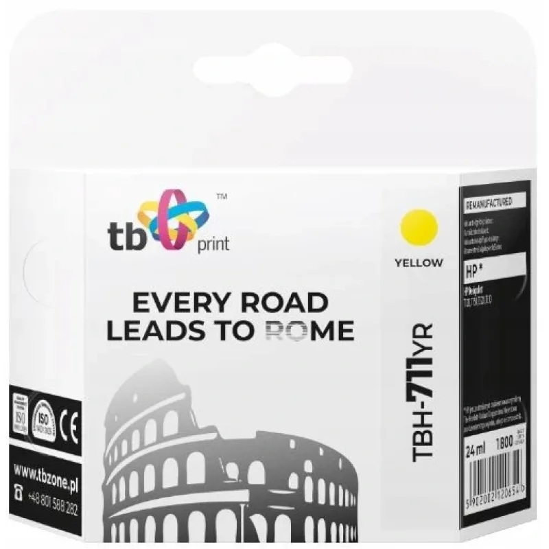 Ink. kazeta TB kompat. s HP TBH-711YR YE TBH-711YR