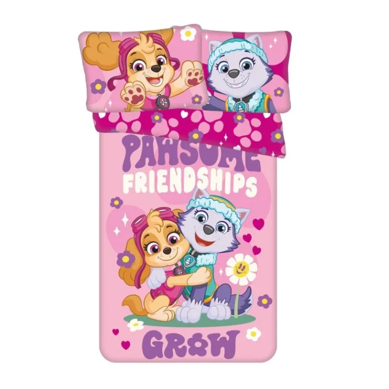 Obliečky do postieľky Paw Patrol 578 baby 100x135, 40x60 cm