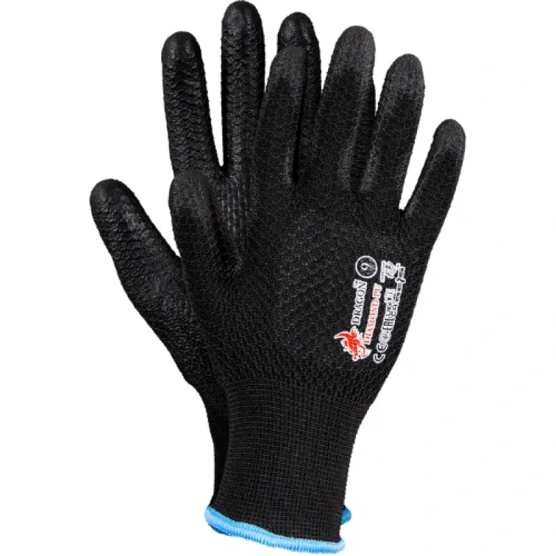 Reis DIAMOND PU BB rukavice čierne 6-10