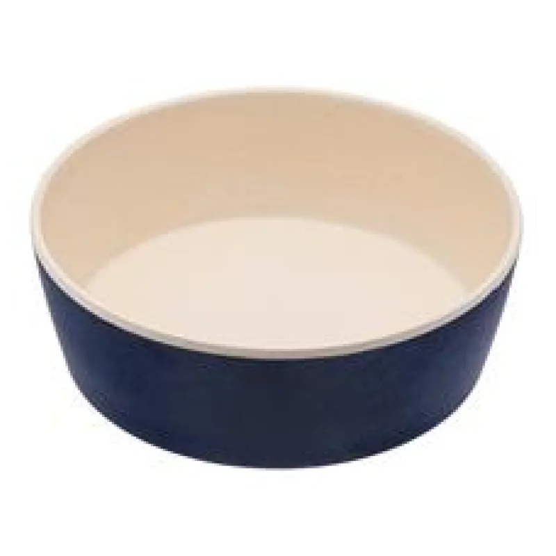 Miska pro psa, BecoBowl - Bambusová-midnight-blue-L