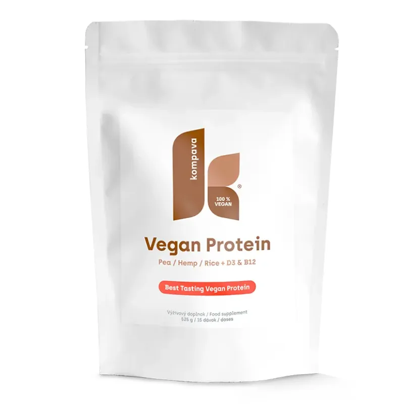 Vegan Protein 525 g - Kompava Príchuť: Čokoláda - Višňa