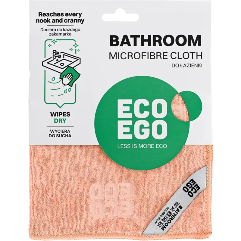 York Bathroom utierka z mikrovlákna oranžová 40x40 cm