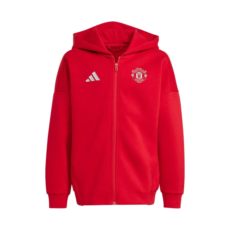 Adidas Manchester United mikina / bunda červená detská