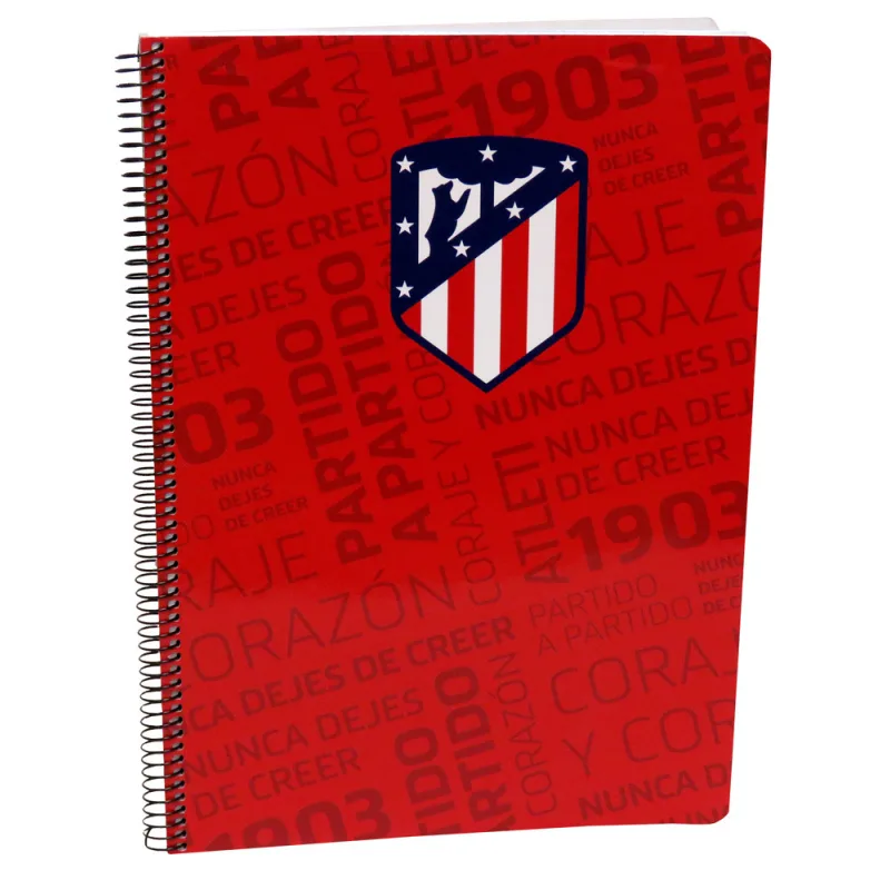 Atlético Madrid zošit, 80 listov