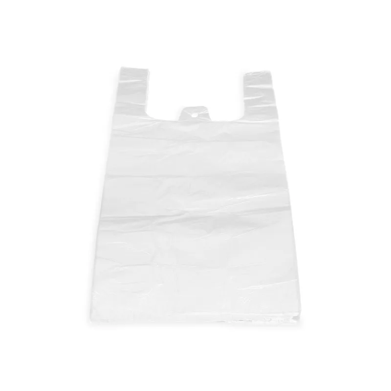 Tašky 4 kg (HDPE) bílé 24+11 x 44 cm [100 ks] (68400 - 10A)