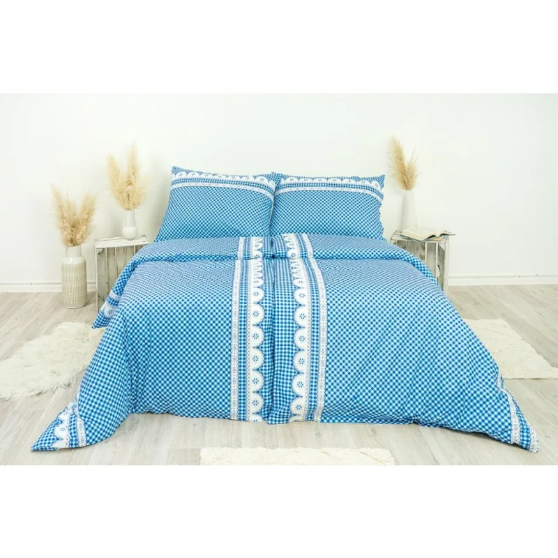 Stanex Luxusné obliečky 100% Bavlna babičkine údolie modré 140x200/70x90 cm