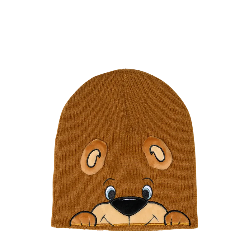 FC Bayern München - Bayern Mníchov Berni zimná čiapka hnedá detská