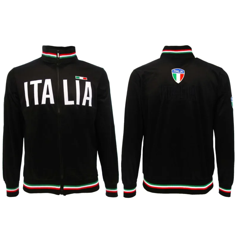 Taliansko mikina / bunda čierna pánska - SKLADOM