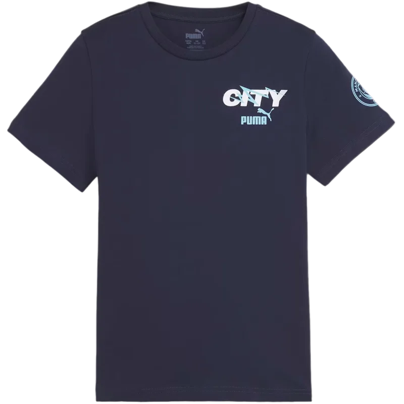 Puma Manchester City tričko tmavomodré detské - SKLADOM