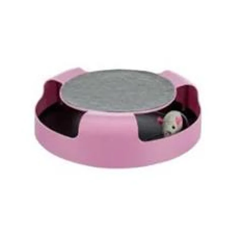 Myš v kruhu se škrábacím kobercem 25x6cm 1 ks