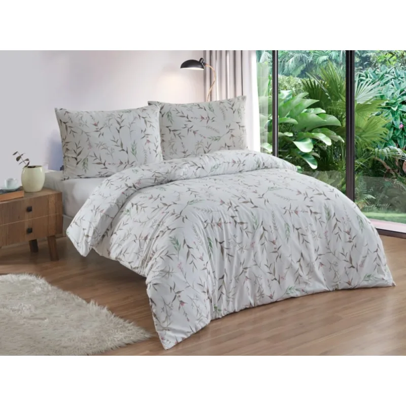 Flanelové obliečky, Verona natur 200x200/2x70x90 cm