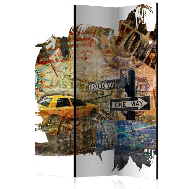 Artgeist Paraván - New York Collage [Room Dividers]