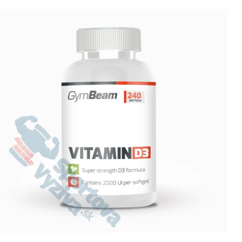Vitamín D3 2000 IU 240 kapsúl - GymBeam