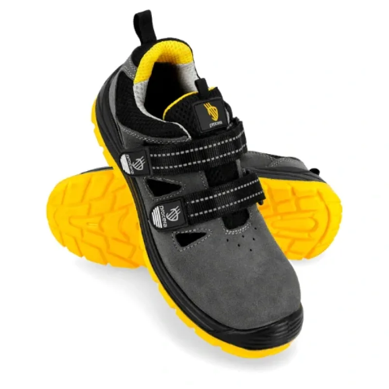 Procera CAPRI S1 sandále sivá/žltá 36-47