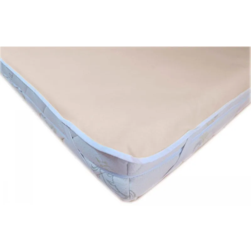 Nepremokavý chránič na matrac 100% bavlna biela káva 120x200 cm