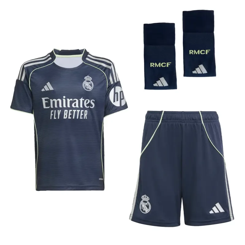 Adidas Real Madrid set detský (2025-2026) vonkajší + vlastné meno a číslo