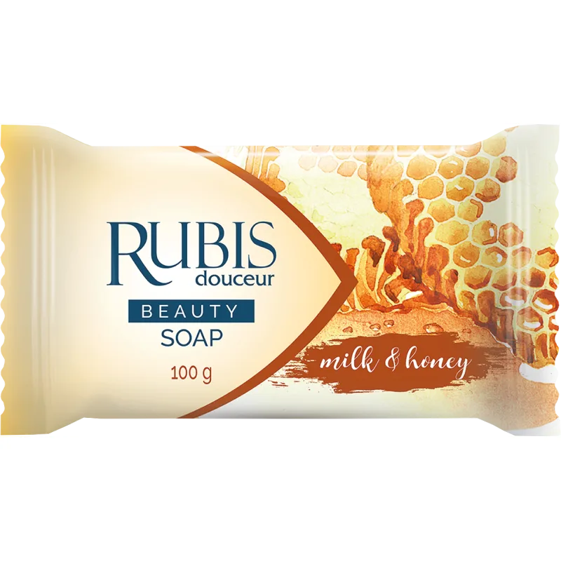 Rubis R-025AV MM jemné mydlo Mlieko a Med 100g