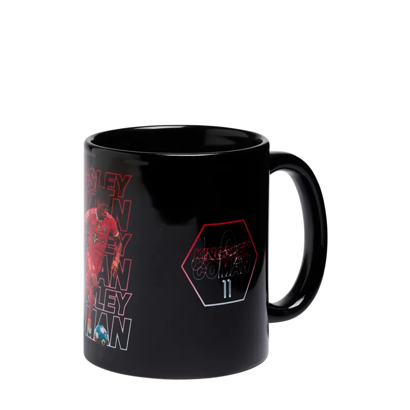 FC Bayern München - Bayern Mníchov Kingsley Coman hrnček čierny - SKLADOM