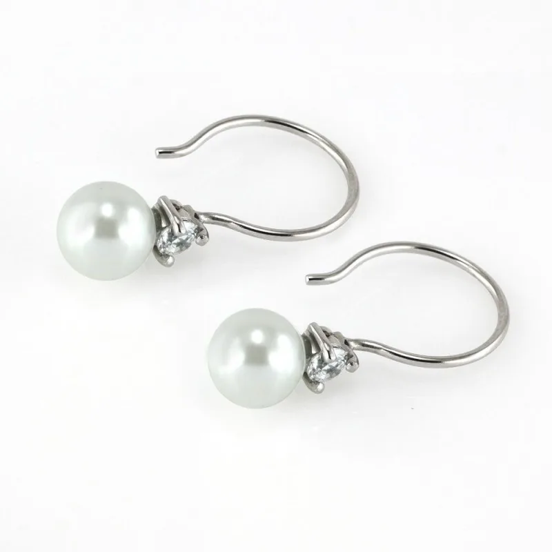 MPM Ocelové náušnice z chirurgické oceli Earrings 7925, Silver