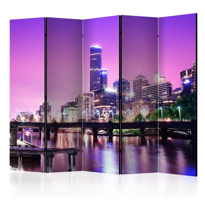 Artgeist Paraván - Purple Melbourne II [Room Dividers]