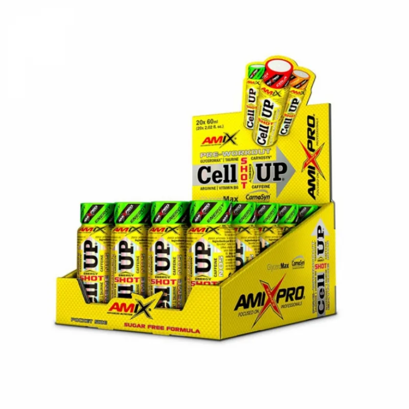 Cell Up Shot 20 x 60 ml - Amix Príchuť: Mango