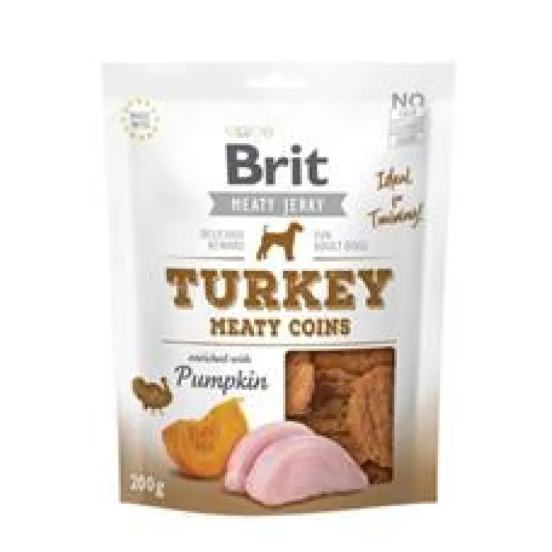 Brit Jerky Turkey Meaty Coins 80 g