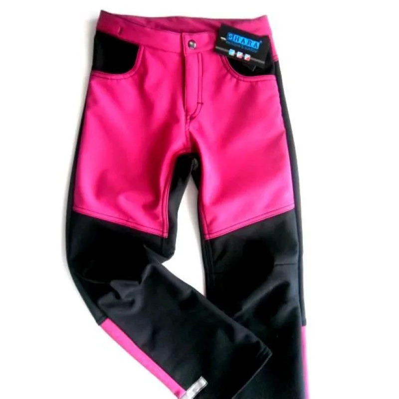 Detské nohavice softshellové - na cvok, veľ. 140-152