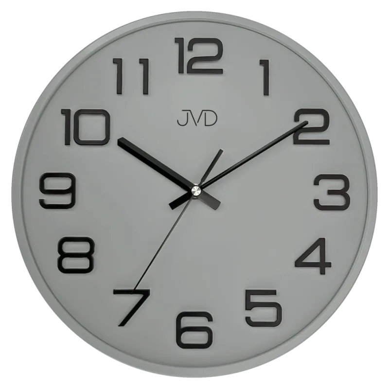 JVD Plastové pastelové nástěnné tiché netikající hodiny JVD HX2472.13