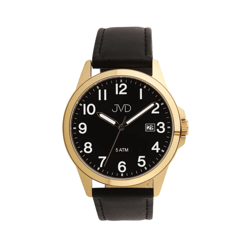 JVD Pánské ocelové náramkové pozlacené hodinky JVD J1131.7