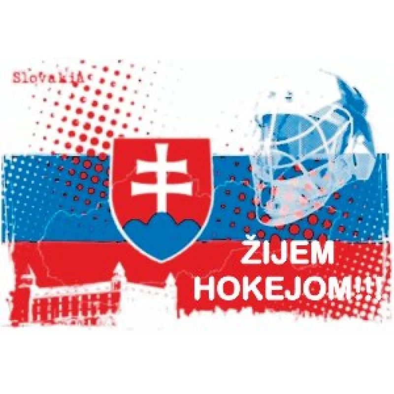 Slovensko - hokej nálepka - SKLADOM