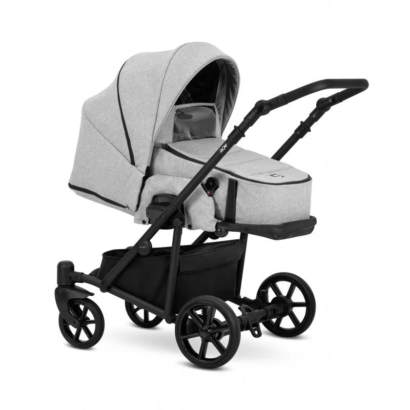 Kočík Kunert Roy black frame 2v1 - grey